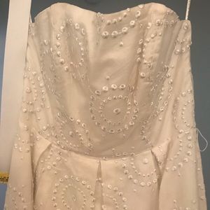 Lily Pulitzer White Strapless Dress Size 4